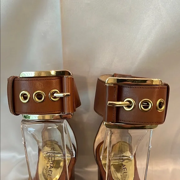 Like New! Gorgeous Michael Michael Kors Brown Calder City Sandals 👡 - Picture 4 of 10
